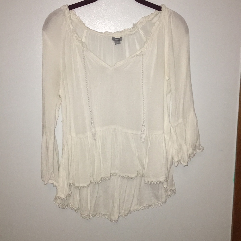 Aerie White Blouse